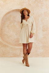 Faux Suede Embroidered Cowboy Boot