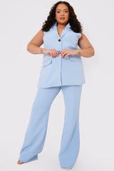 Flared Tailored Trousers