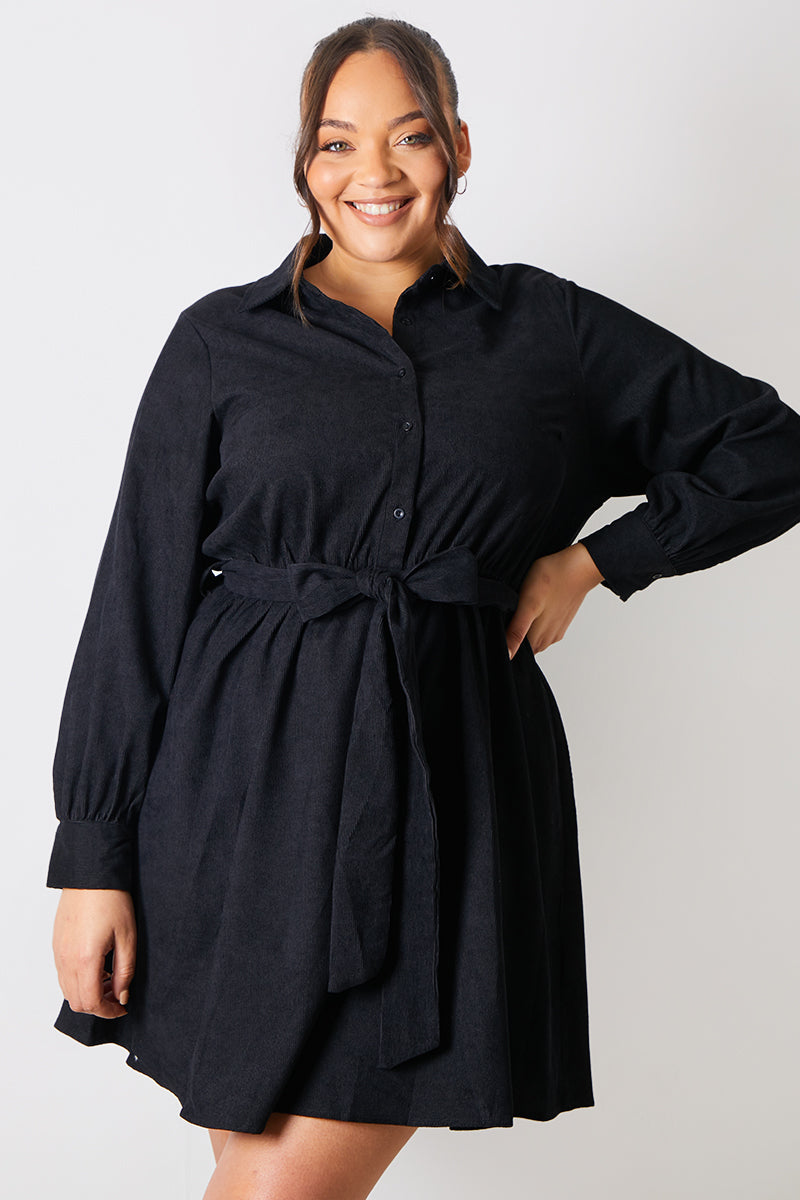 Corduroy Shirt Dress