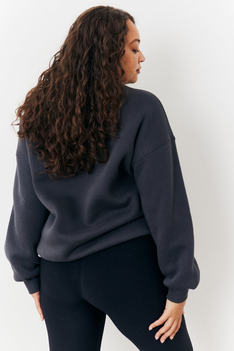 Distressed Fits Oversized Sweater