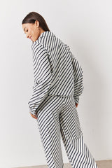 Black & White Striped Shirt
