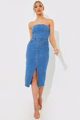 Denim Midi Dress