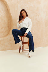 Broderie Shirt Bodysuit
