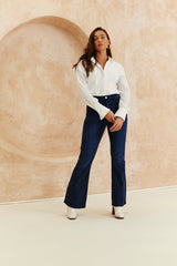 Broderie Shirt Bodysuit